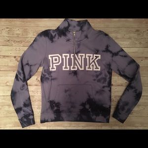Small VS PINK Everyday Lounge Perfect Quarter-Zip